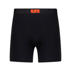 Unluckies MicroModal men's boxer briefs 7 inch inseam — front view, black