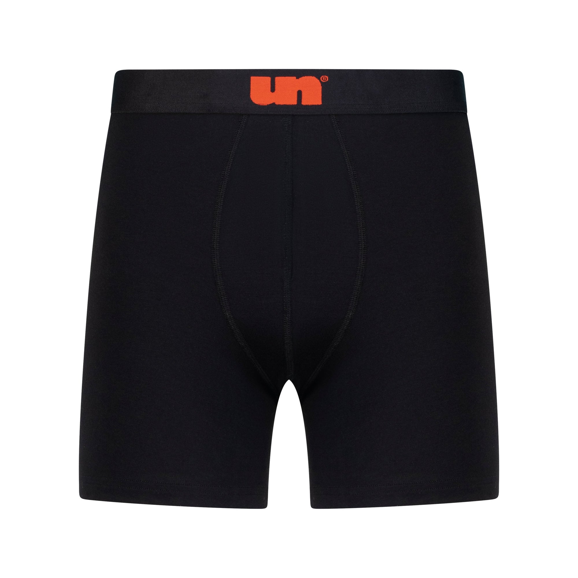 Unluckies 9 inch long inseam boxer briefs — fuller fit, black, men's underwear UAE