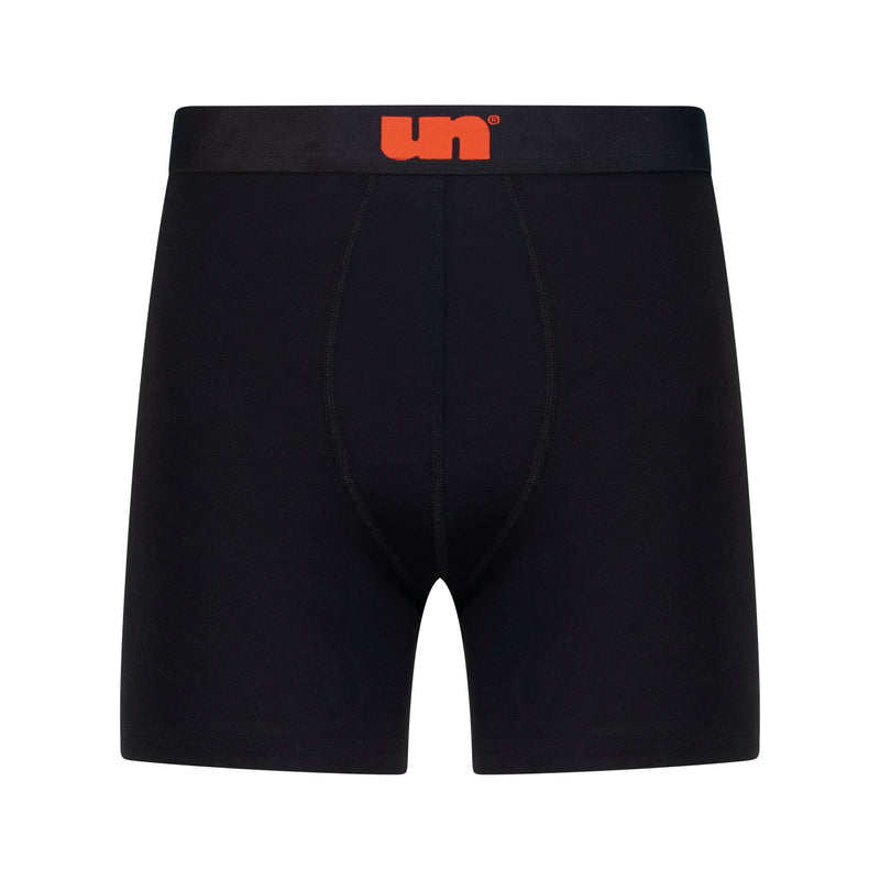 Unluckies 9 inch long inseam boxer briefs — fuller fit, black, men's underwear UAE